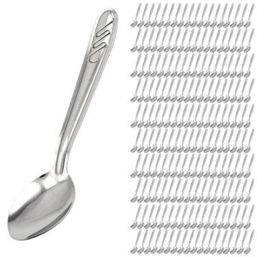 Imagem de Jogo 180Peças Colher De Sobremesa Talher De Mesa Restaurante - UNIVEND