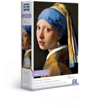 Imagem de Toyster - Quebra-cabeça: Johannes Vermeer - Moça com Brinco de Pérola - 500 peças nano...