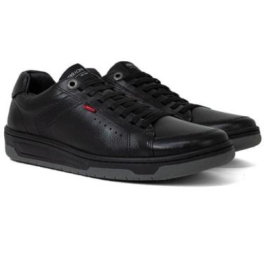 Imagem de Sapatênis Masculino Ferracini 24h Casual Vox Couro Elástico Confortáve