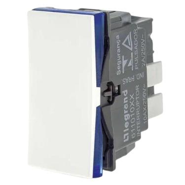 Imagem de Interruptor Simples De 10 Ampères 250 Volts Automático 1m Branco - 611010bc - Pial Plus