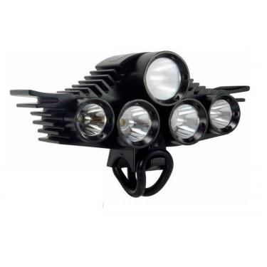Imagem de Farol Bike Bicicleta 5 Leds Recarregavel  bateria 6 CélulasF