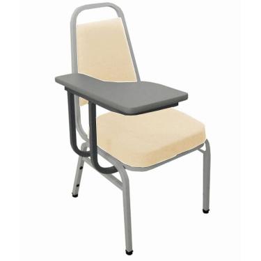 Imagem de Cadeira Universitária Empilhável Linha Hotel Plus Bege