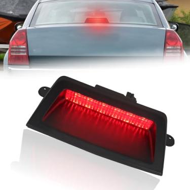 Imagem de GEEGEETOP Lâmpada LED de LED para montagem alta central traseira preta, kit de luz de parada de freio de terceiro terço para Chrysler 300 300C Sedan 2005 2006 2007, luzes de freio substituem o número