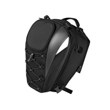 Imagem de Generic Mochila para motocicleta, mochila de viagem, à prova d'água, grande capacidade, bolsa para capacete, para viagens e trilhas