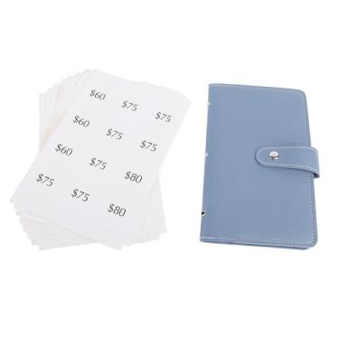 Imagem de Envelope Challenge Notebook Budget Book PU Leather Savings Budgeting Planner Organizador de livros para planejamento financeiro e gerenciamento de dinheiro com slots para cartões