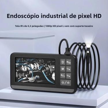 Imagem de Endoscópio Portátil De Fibra De Carbono De Alta Definição De 4,3 Poleg