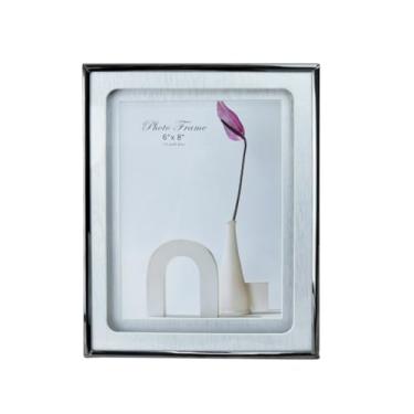Imagem de Porta Retrato em Alumínio, Moldura para Fotos 20x25cm