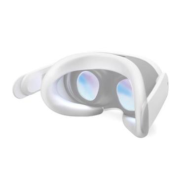 Imagem de Capa facial de silicone VR para Oculus Quest 3 - branca - APEXINNO