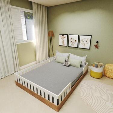 Imagem de Cama Infantil Montessoriana Casal Sol - Bramov Móveis