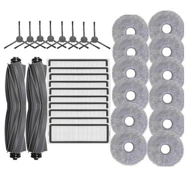 Imagem de Compatible With Dreame Bot L10s Pro L10 Prime Accessories Replacement Main Side Brush Hepa Filter Mop Cloth Spare Parts(Pink)