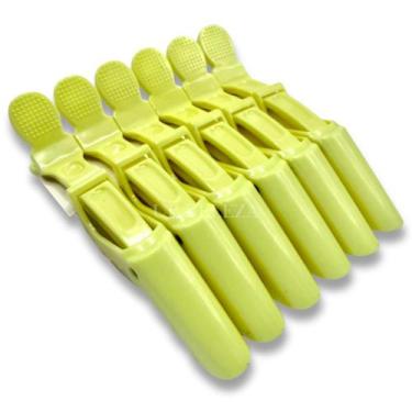 Imagem de Clips de Cabelo Profissional Antideslizante Colorido 6 Unidades  Presi