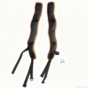 Imagem de Kaletoo Alças de arnês de ombro esquerdo e direito com parafuso de fixação para sopradores da série STIHL BR800 BR800x, alça de ombro de substituição 4283-710-9001 4283-710-9002, laranja