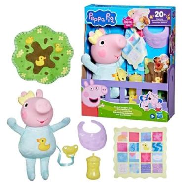 Imagem de Peppa Pig Bebê Evie Colo e Soneca Boneca Interativa