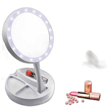 Imagem de Espelho Dobrável Iluminado Led Articulado Perfeito