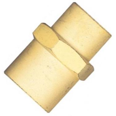 Imagem de Luva de Redução Lubefer 3/8 x 1/4 Rosca Fêmea Aço