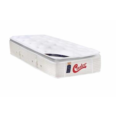 Imagem de Colchão Solteiro Visco Gel Pocket Gold Star Slx Vitagel Pillow Top (88x188x27) Castor