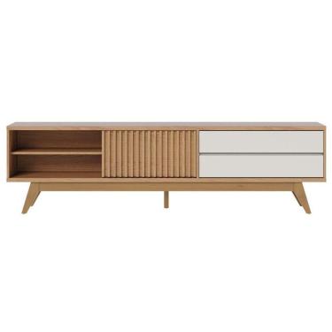 Imagem de Rack Bancada Veneza Freijó Off White Matte - Colibri