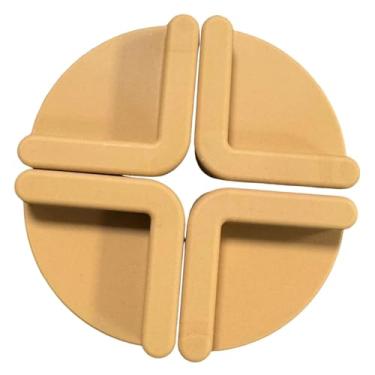 Imagem de MotiveTech Conjunto de 4 Pés de Silicone para Tábua de Corte - Substituindo os Pés da Tábua de Corte - Ideal para Presentear, Marrom