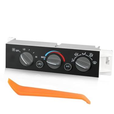 Imagem de Módulo de controle climático frontal A/C Aquecedor unidade de painel de ar condicionado para Chevy para caminhão GMC C1500 C2500 C3500 K1500 K2500 K3500 Caminhão 1996 1997 1998 1998 1999 Interruptor