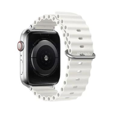 Imagem de Pulseira De Silicone Ocean Band Para Apple Watch Ultra Série 10 9 8 7 