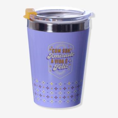 Imagem de Copo Térmico Viagem Snap 300ml Com Sua Amizade