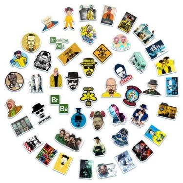 Imagem de Pacote de adesivos Breakings Bads Anime 50 unidades de desenho animado