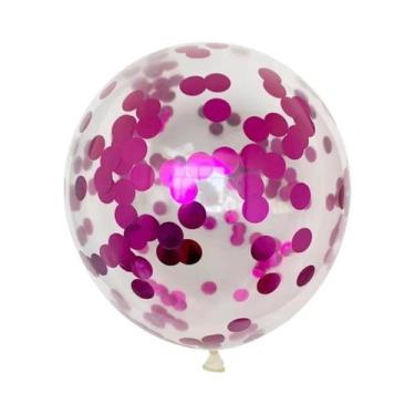 Imagem de Balões De Látex Transparentes Com Glitter Dourado 5/10/20pcs Para Deco