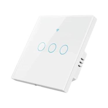 Imagem de Interruptor Inteligente WiFi EU Com Fio Neutro/Sem Fio Neutro 220V Fun