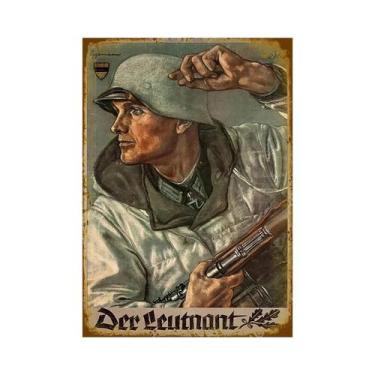 Imagem de Placa De Metal Vintage Alemã Para Decoração De Casa, Bar, Garagem, Caf