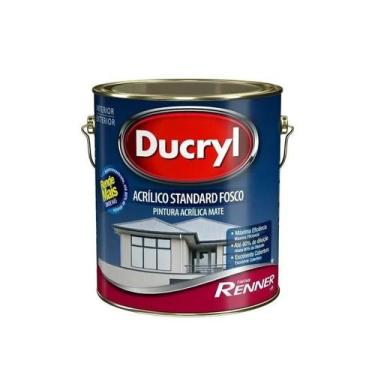 Imagem de Tinta Acr. Ducryl Mais Fosco Branco 3,6l Renner
