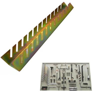 Imagem de Suporte De Metal Horizontal Para 12 Chaves De Boca Painel