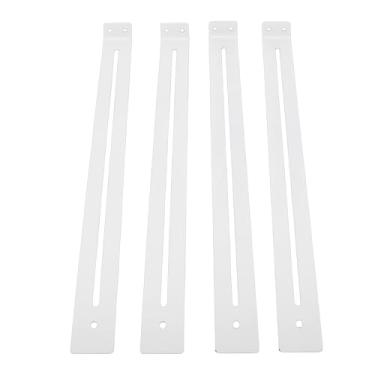 Imagem de Zerodis 2 Peças Kit de Suporte de Reparo de Gaveta, Corrediças de Gaveta Suporte de Aço Carbono Com Acessório de Instalação para Aglomerado de Madeira Fundo de Fixação de Flacidez Reparação Reforço