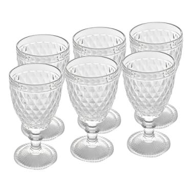 Imagem de Jogo com 6 Taças de Vidro Premium 315ml – Design ELEGANTE e RESISTENTE para Sucos, Água, Drinks e Cafés | Ideal para Cozinha, Bar e Restaurante