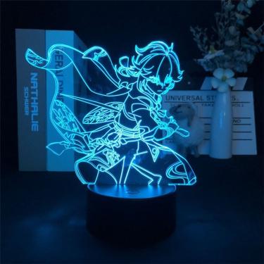 Imagem de Luz noturna LED 3D Plants vs Zombies Aethers que mudam de cor