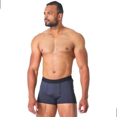 Imagem de Cueca Boxer Poliamida Masculina Adulta 100% Forro Algodão Elástico Bai