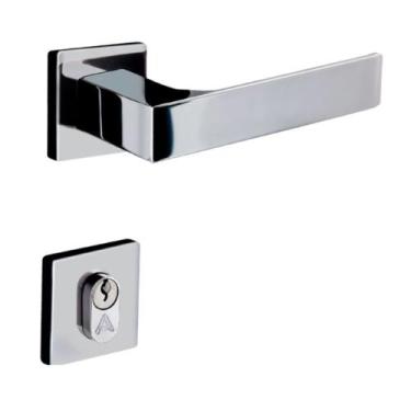 Imagem de Fechadura Quadratta Reta Externa 5301 55mm Cromada Aliança