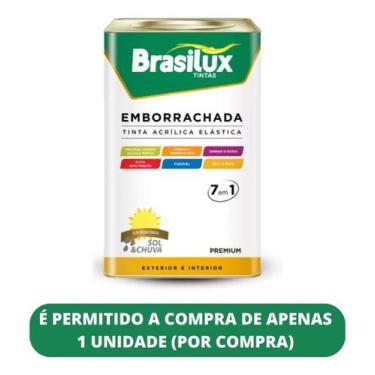 Imagem de Borracha liquida hidro brasilux 18 litros varias cores, Tangerina novo