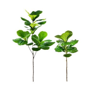 Imagem de Árvore Artificial Grande De Ficus De 76-135cm Com Folhas De Bananeira 