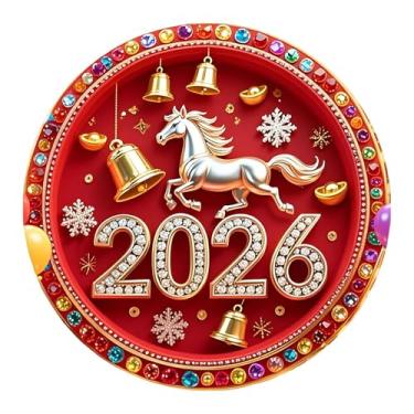 Imagem de YWJLQH Adesivo de Geladeira em Forma de Cavalo, Decorativo, Figura de Animal em Acrílico, Presente de Primavera para Amigos, Família, Escritório E Casa, Style a, Tamanho real