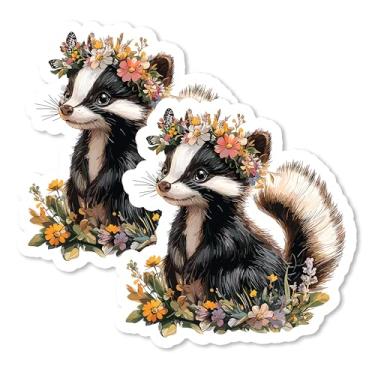 Imagem de Ímã de gambá de 10 cm pacote com 2 – Ímãs de animais decorativos de vinil forte para armário de geladeira cozinha escritório – fofa divertida estética legal durável e lembrança de longa duração