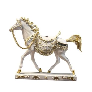 Imagem de Generic Estátua de Cavalo, Estatueta de Cavalo, Peça Colecionável para Decoração de Mesa, Escultura de Animal, Ornamento para Casa, Entrada, Sala de Estar,