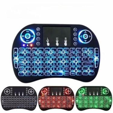 Imagem de Mini Teclado Controle Sem Fio - Compacto para Smart TV e PC, Acessório Prático para Navegação, Entretenimento e Uso Diário (sem LED)