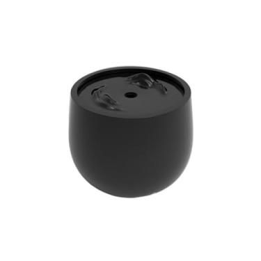 Imagem de Fonte de água de mesa moderna leve luxo ornamentos de água corrente fonte ciclo recursos de água home office desktop fortuna tigela de água ornamentos zen para decoração de casa e escritório (preto)