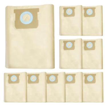 Imagem de 10 pacotes de sacos de filtro descartáveis DXVA19-4104 compatíveis com DEWALT 5 a 8 galões DXV05P DXV06PL DXV08S bolsa de reposição para coleta de pó a vácuo úmido/seco