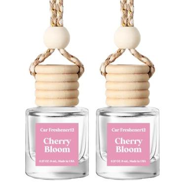 Imagem de HoogaLife Difusor de ambientador de carro – Revitalize sua unidade com difusor de ambientador suspenso Bliss aromático em movimento (Cherry Bloom)