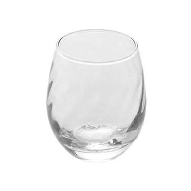 Imagem de Copos de cristal texturizados sem haste, copos de vidro transparentes soprados à mão para suco de água, bebida, uísque (pequeno)