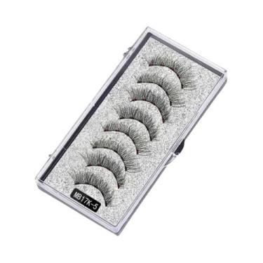 Imagem de Cílios Magnéticos 3D Com Aparência Natural, 5 Cílios Reutilizáveis, Cí