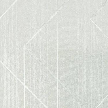 Imagem de Papel De Parede Geométrico Bege E Cinza - 10m X 0.53m