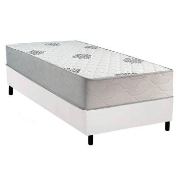 Imagem de Cama Box Solteiro + Colchão Ortopédico Inovaflex Comfort