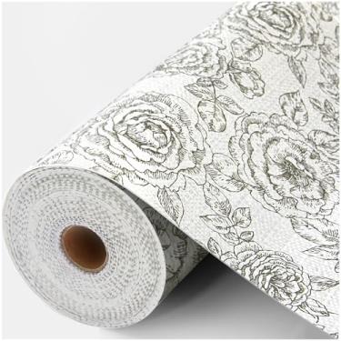 Imagem de Coavas Forro de prateleira Forro de gaveta: forro de armário de cozinha antiaderente antiderrapante forro de prateleira impermeável tapetes laváveis para cômoda, prateleiras, despensa, armário, branco